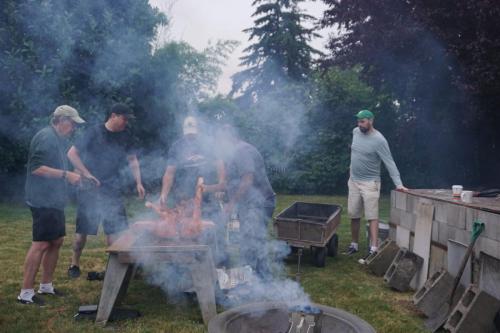 Pig prep.